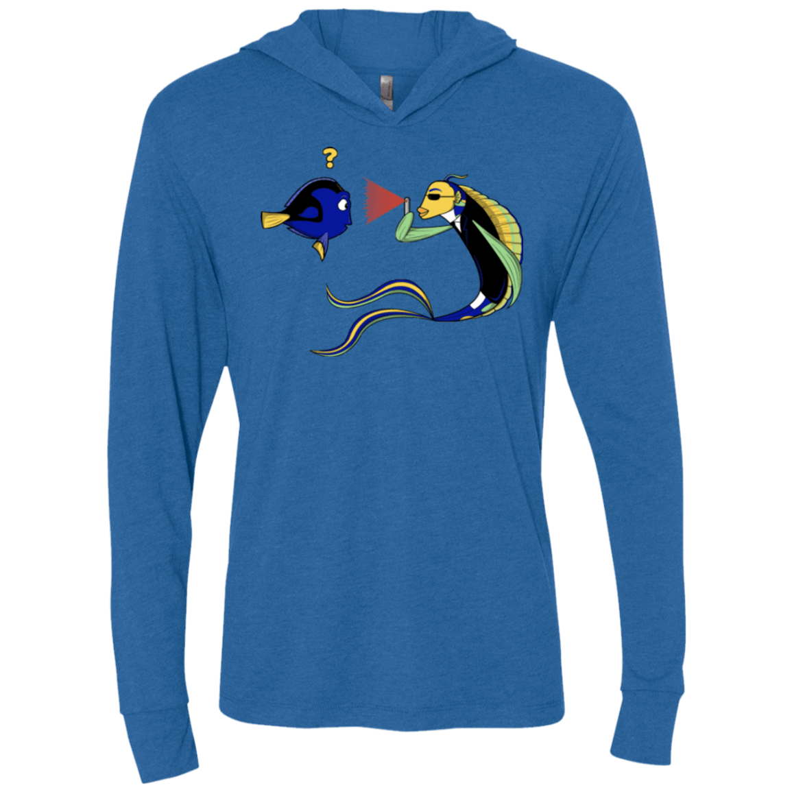 T-Shirts Vintage Royal / X-Small FIB Triblend Long Sleeve Hoodie Tee