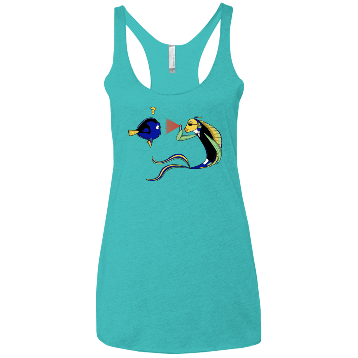 T-Shirts Tahiti Blue / X-Small FIB Women's Triblend Racerback Tank