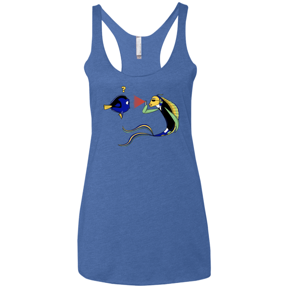 T-Shirts Vintage Royal / X-Small FIB Women's Triblend Racerback Tank