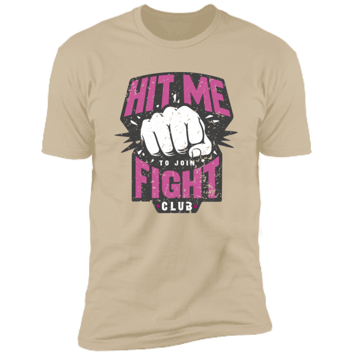 T-Shirts Sand / S Fight Club Entrance Men's Premium T-Shirt