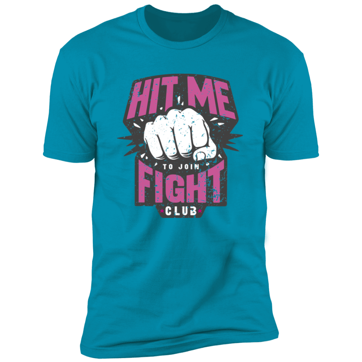 T-Shirts Turquoise / S Fight Club Entrance Men's Premium T-Shirt