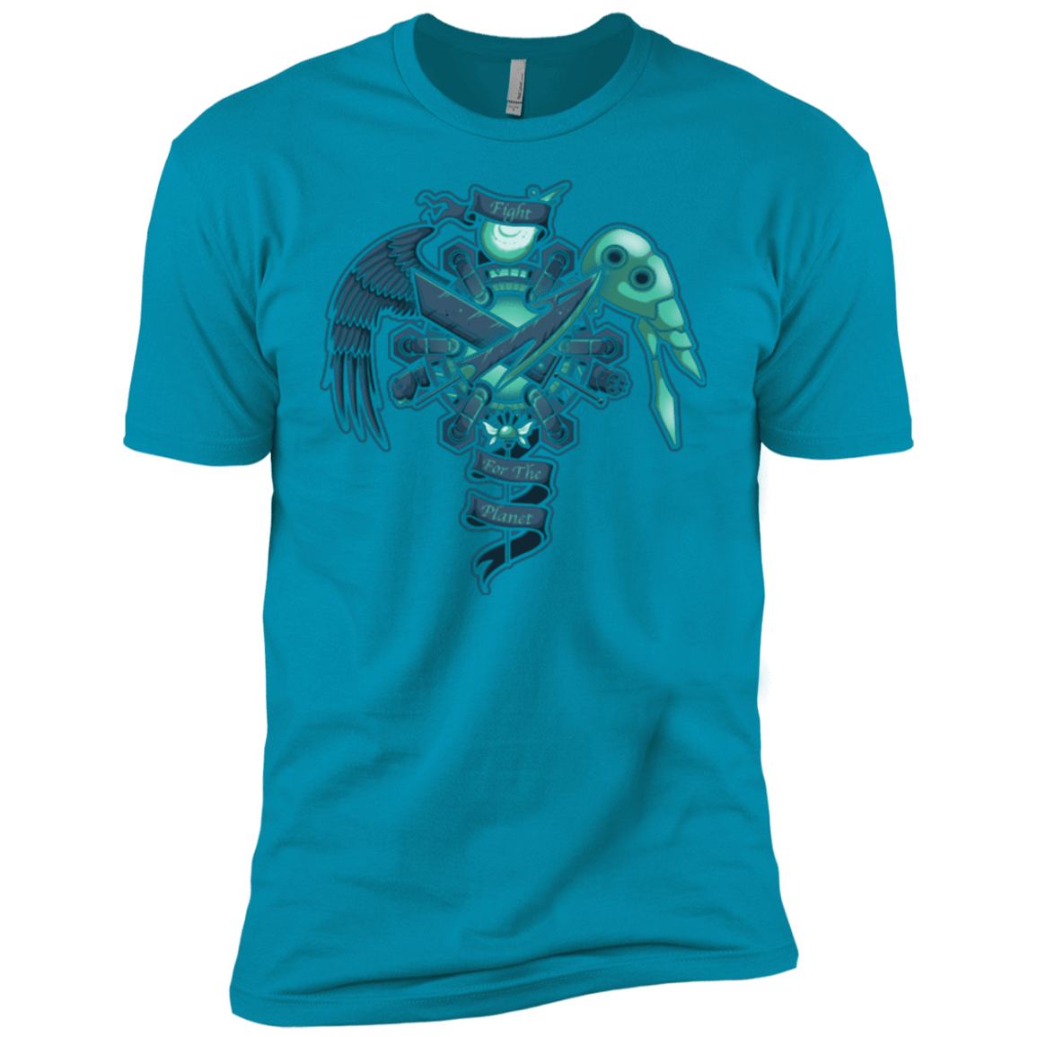 T-Shirts Turquoise / YXS FIGHT FOR THE PLANET Boys Premium T-Shirt