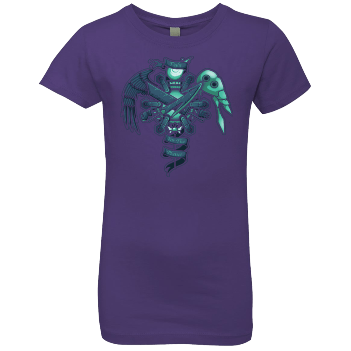 T-Shirts Purple Rush / YXS FIGHT FOR THE PLANET Girls Premium T-Shirt