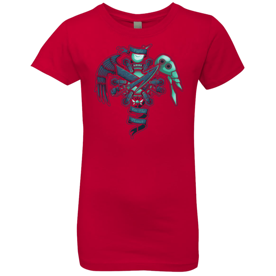 T-Shirts Red / YXS FIGHT FOR THE PLANET Girls Premium T-Shirt