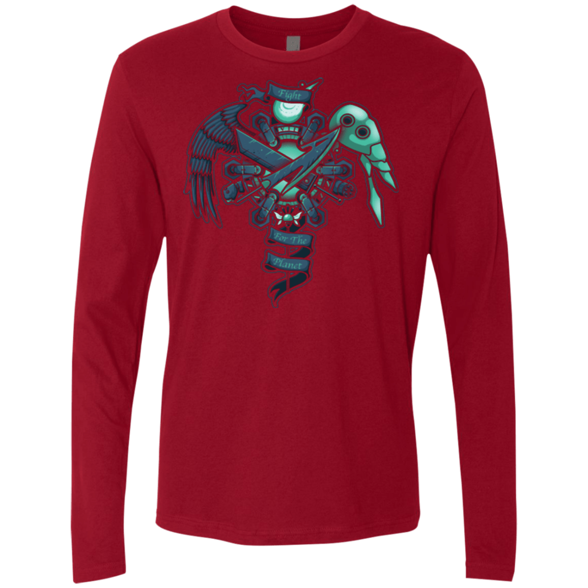 T-Shirts Cardinal / Small FIGHT FOR THE PLANET Men's Premium Long Sleeve