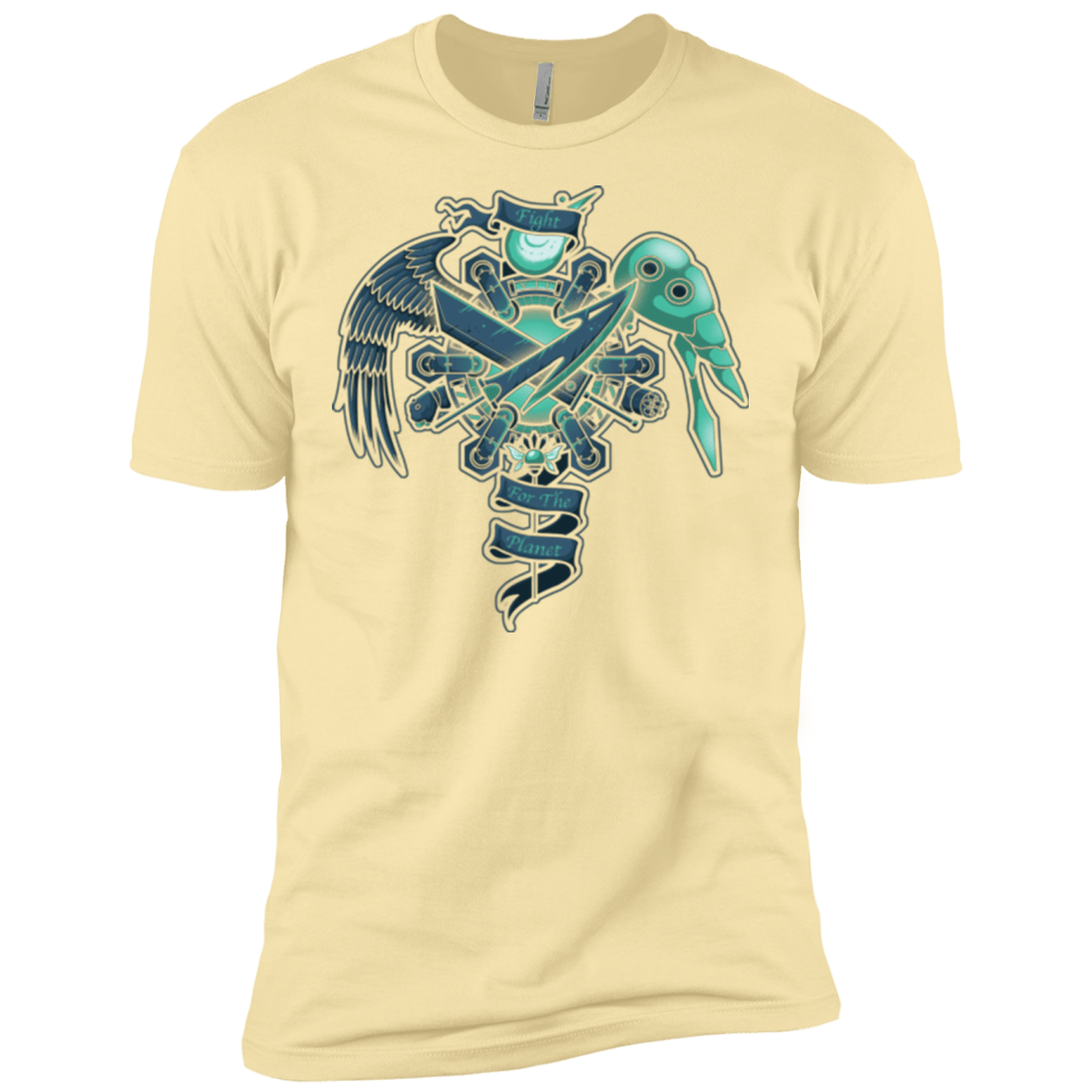 T-Shirts Banana Cream / X-Small FIGHT FOR THE PLANET Men's Premium T-Shirt