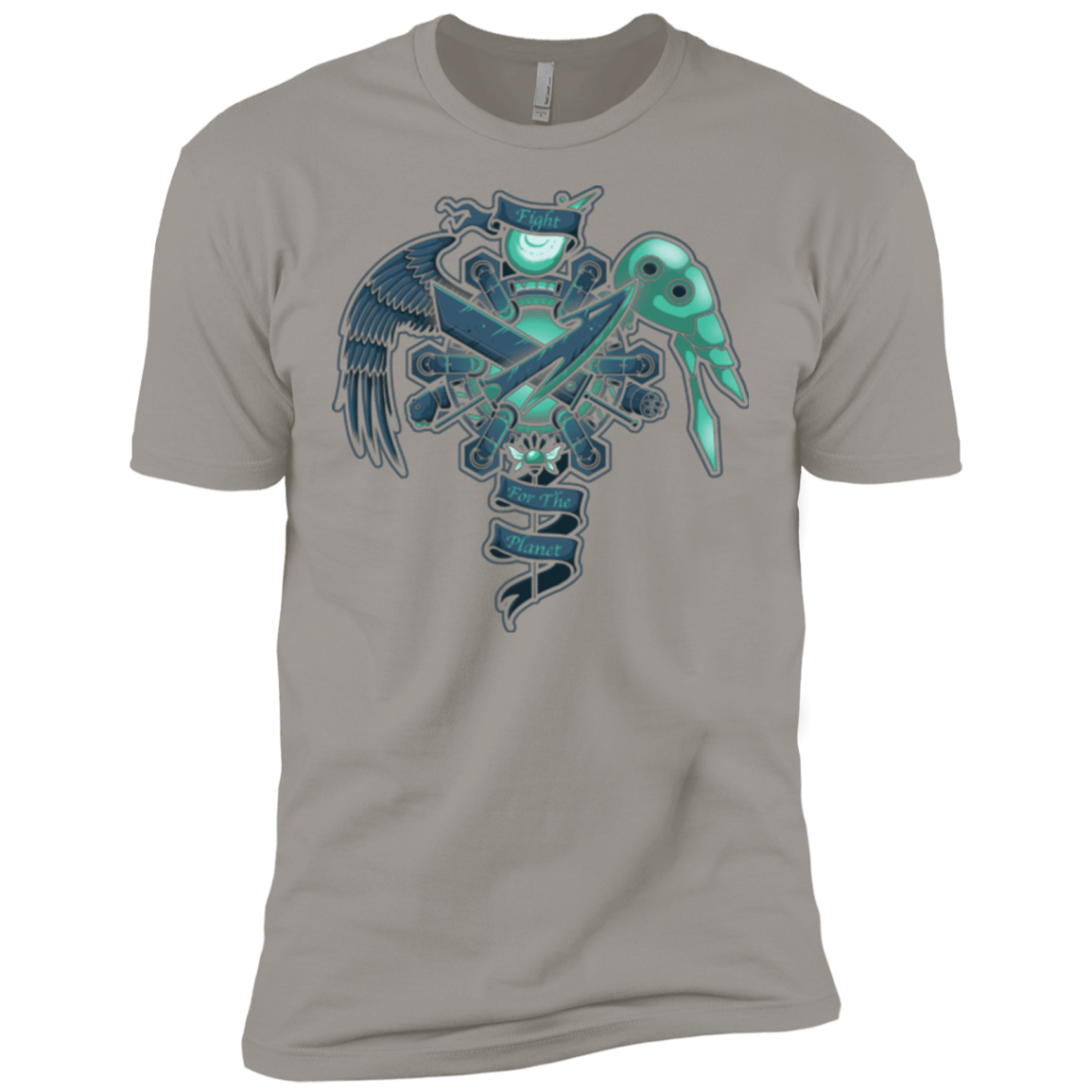 T-Shirts Light Grey / X-Small FIGHT FOR THE PLANET Men's Premium T-Shirt