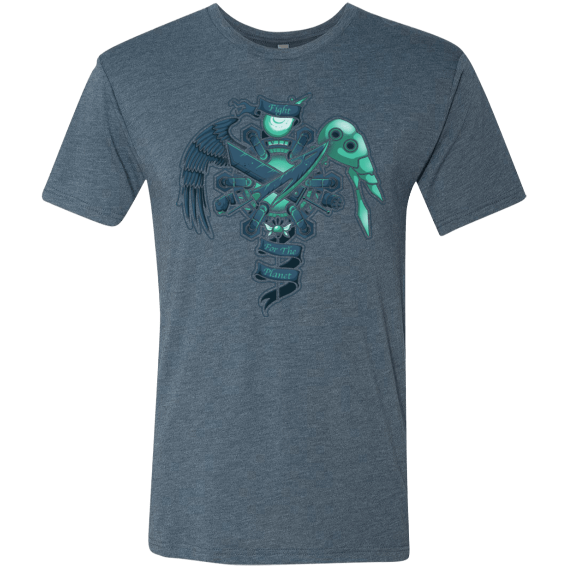 T-Shirts Indigo / Small FIGHT FOR THE PLANET Men's Triblend T-Shirt
