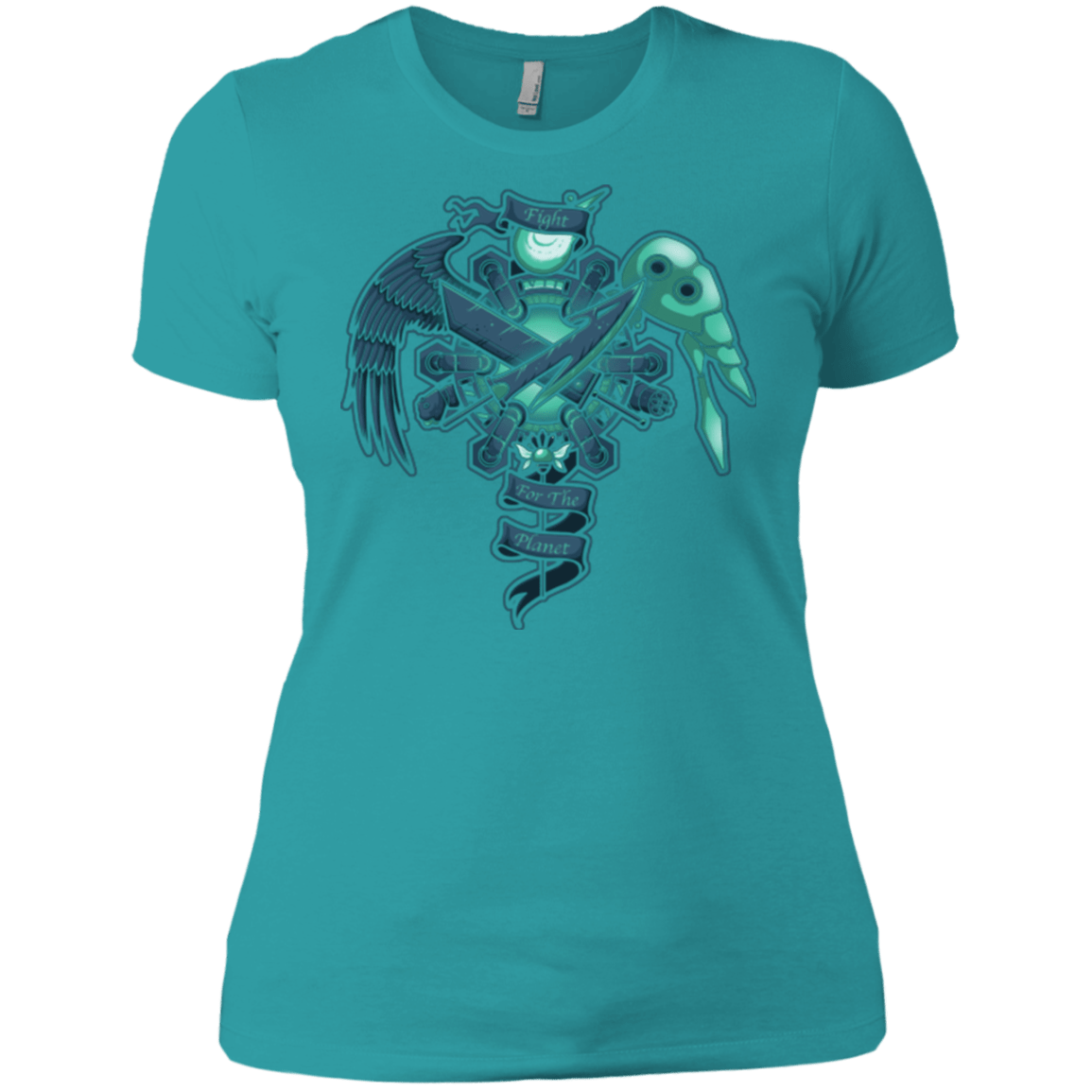 T-Shirts Tahiti Blue / X-Small FIGHT FOR THE PLANET Women's Premium T-Shirt