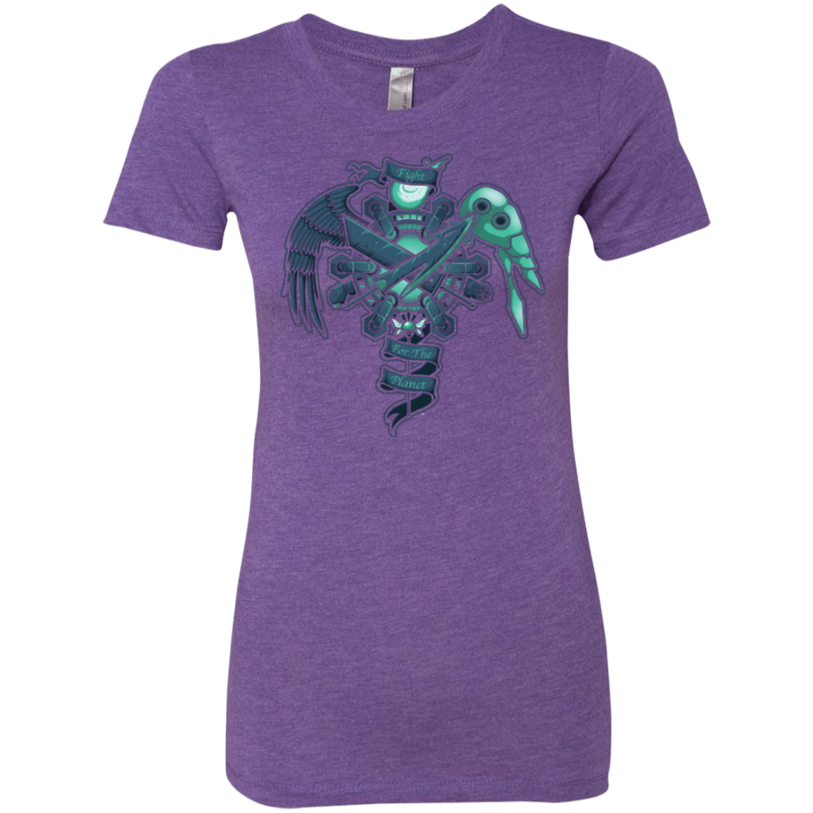T-Shirts Purple Rush / Small FIGHT FOR THE PLANET Women's Triblend T-Shirt