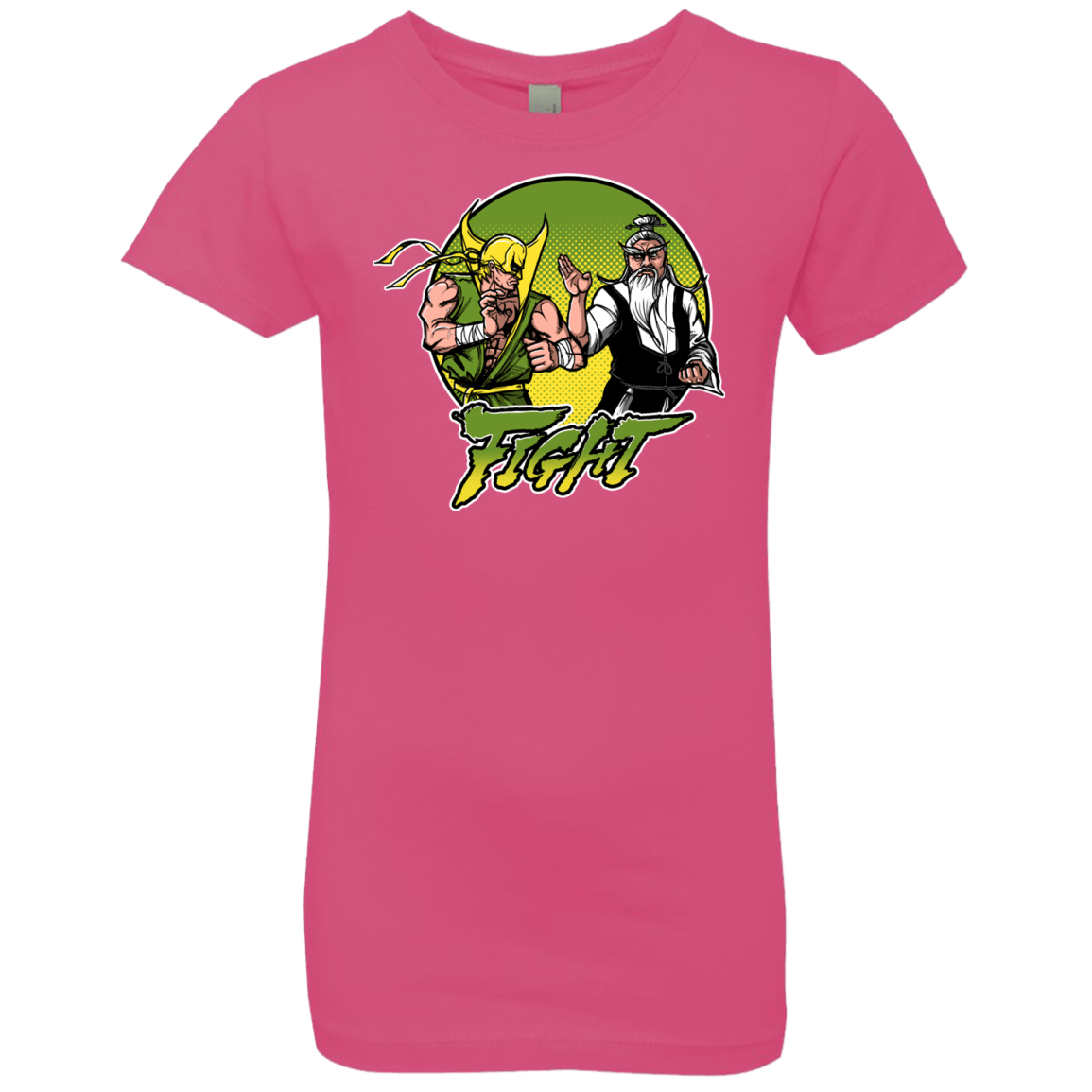 T-Shirts Hot Pink / YXS Fight Girls Premium T-Shirt