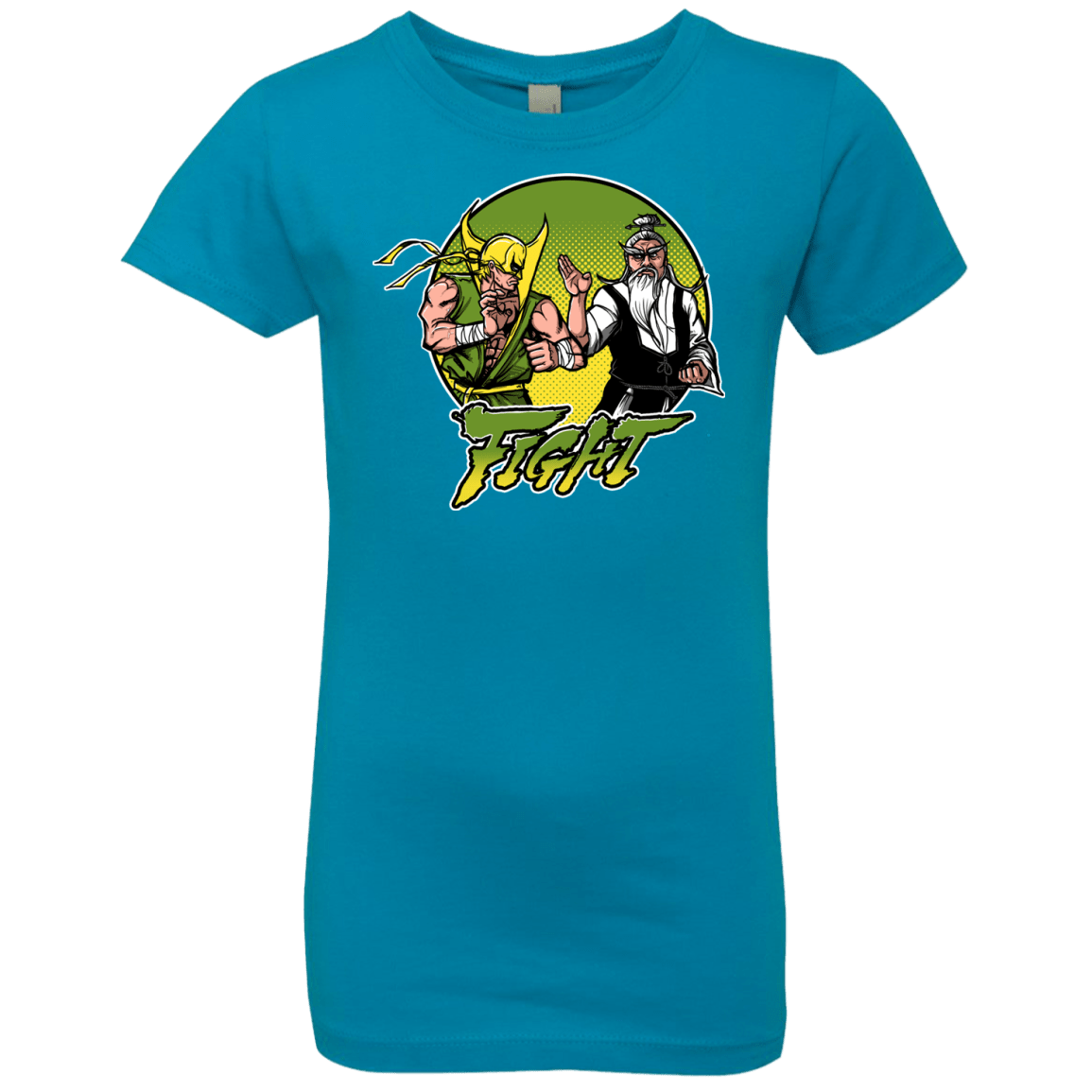 T-Shirts Turquoise / YXS Fight Girls Premium T-Shirt