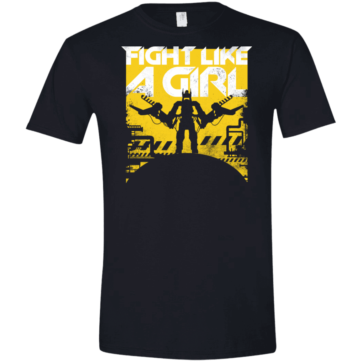 T-Shirts Black / X-Small Fight Like A Girl Men's Semi-Fitted Softstyle