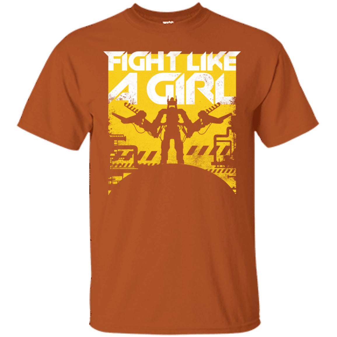 T-Shirts Texas Orange / S Fight Like A Girl T-Shirt