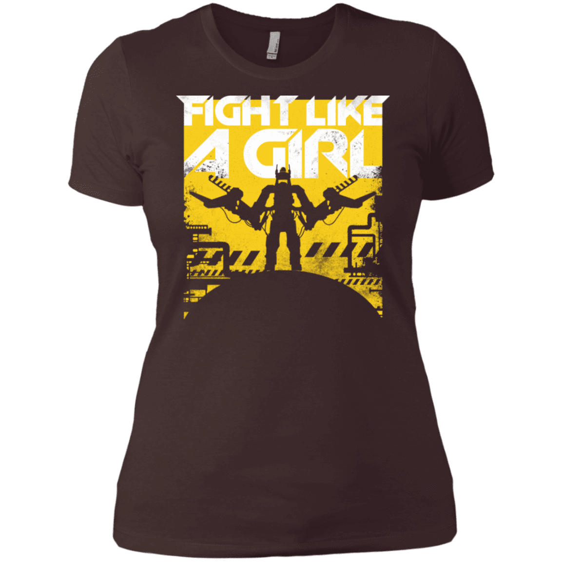 T-Shirts Dark Chocolate / X-Small Fight Like A Girl Women's Premium T-Shirt