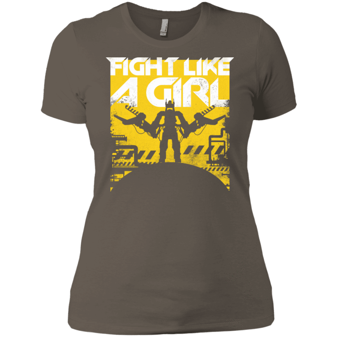 T-Shirts Warm Grey / X-Small Fight Like A Girl Women's Premium T-Shirt