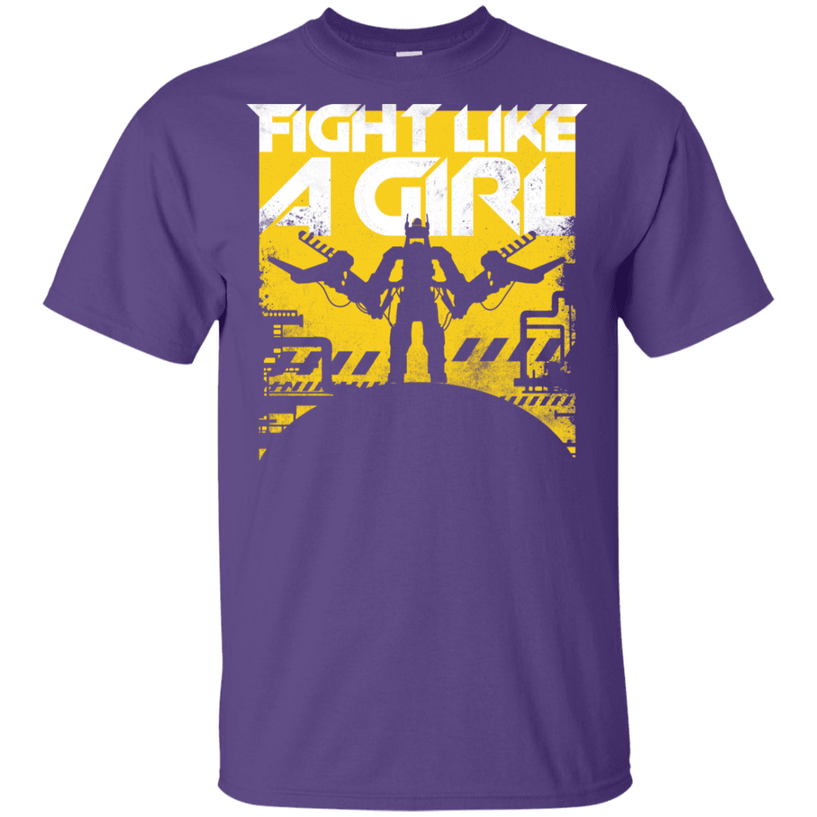 T-Shirts Purple / YXS Fight Like A Girl Youth T-Shirt