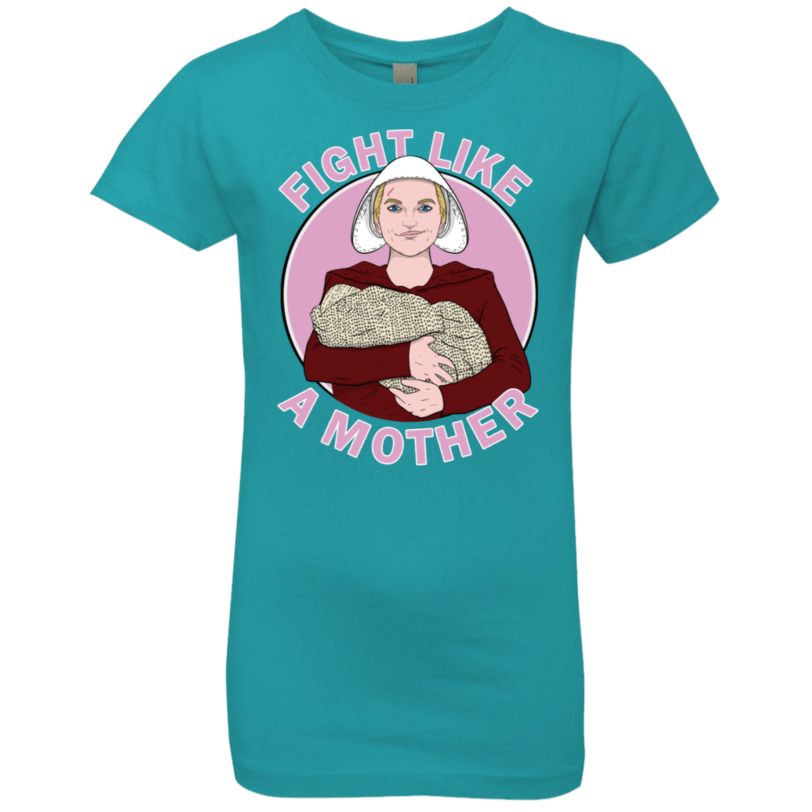 T-Shirts Tahiti Blue / YXS Fight Like a Mother Girls Premium T-Shirt