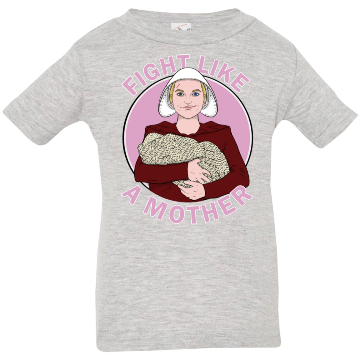 T-Shirts Heather Grey / 6 Months Fight Like a Mother Infant Premium T-Shirt
