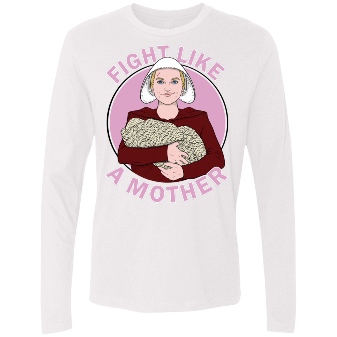 T-Shirts White / S Fight Like a Mother Men's Premium Long Sleeve