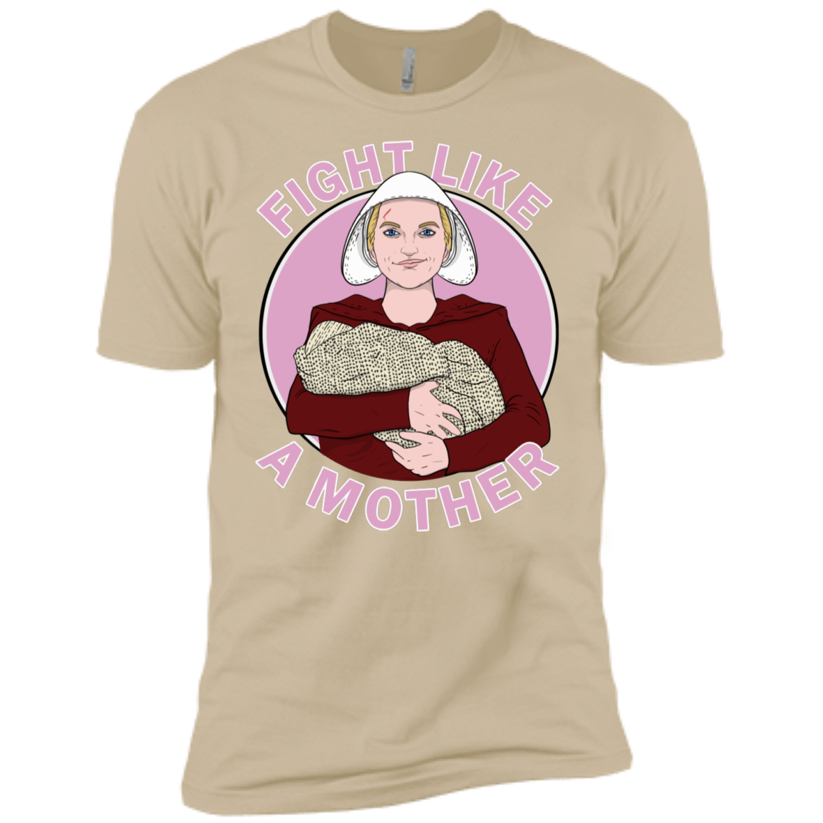 T-Shirts Sand / X-Small Fight Like a Mother Men's Premium T-Shirt