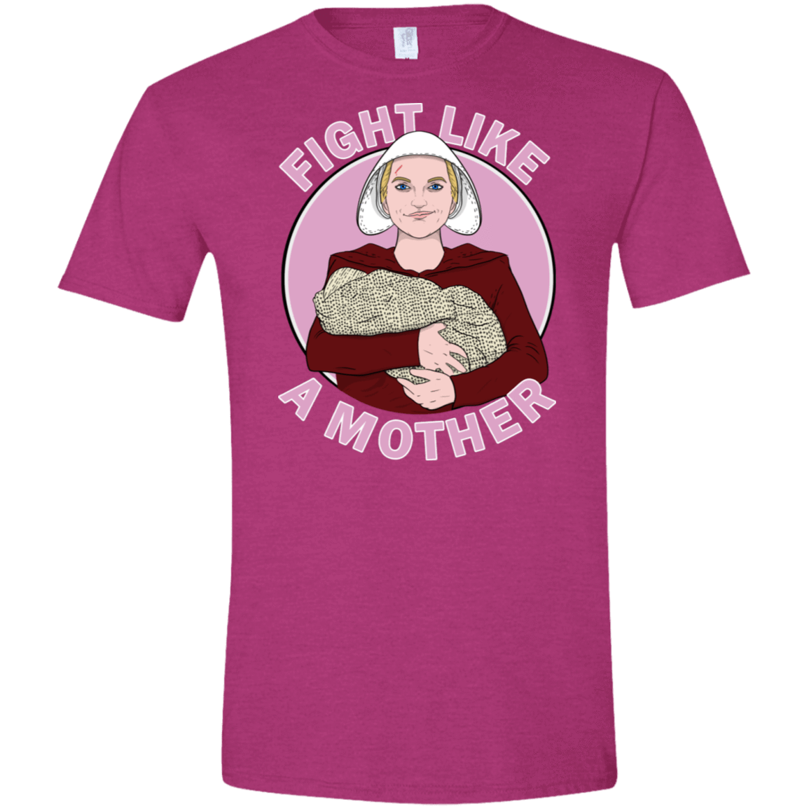 T-Shirts Antique Heliconia / S Fight Like a Mother Men's Semi-Fitted Softstyle