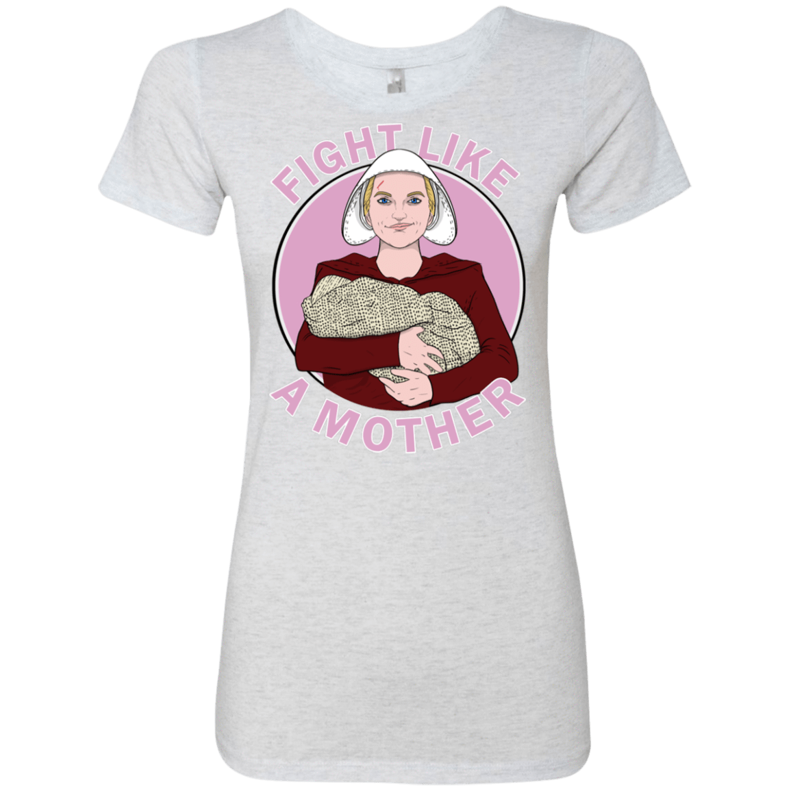 T-Shirts Heather White / S Fight Like a Mother Women's Triblend T-Shirt