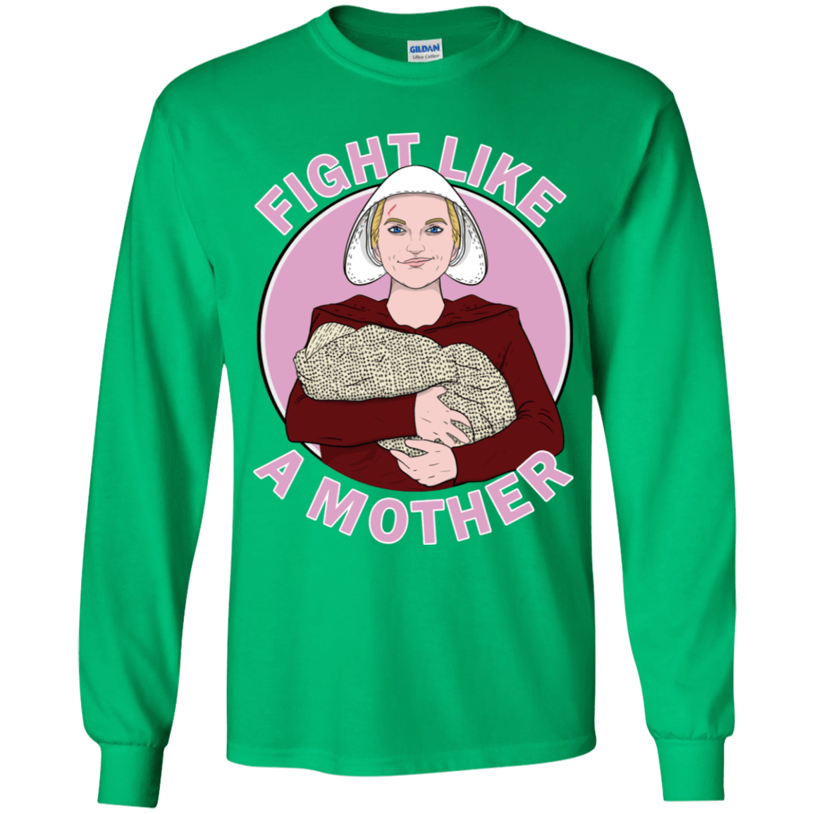 T-Shirts Irish Green / YS Fight Like a Mother Youth Long Sleeve T-Shirt