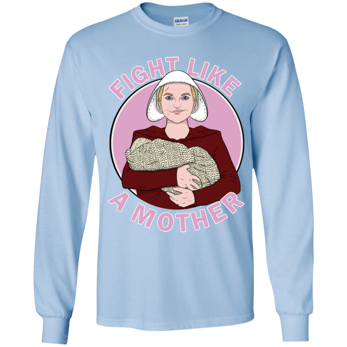 T-Shirts Light Blue / YS Fight Like a Mother Youth Long Sleeve T-Shirt