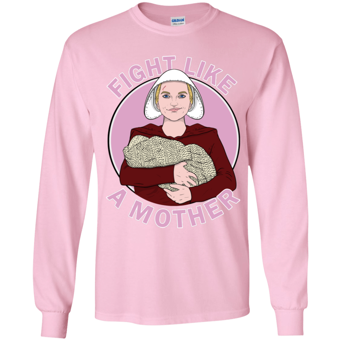 T-Shirts Light Pink / YS Fight Like a Mother Youth Long Sleeve T-Shirt