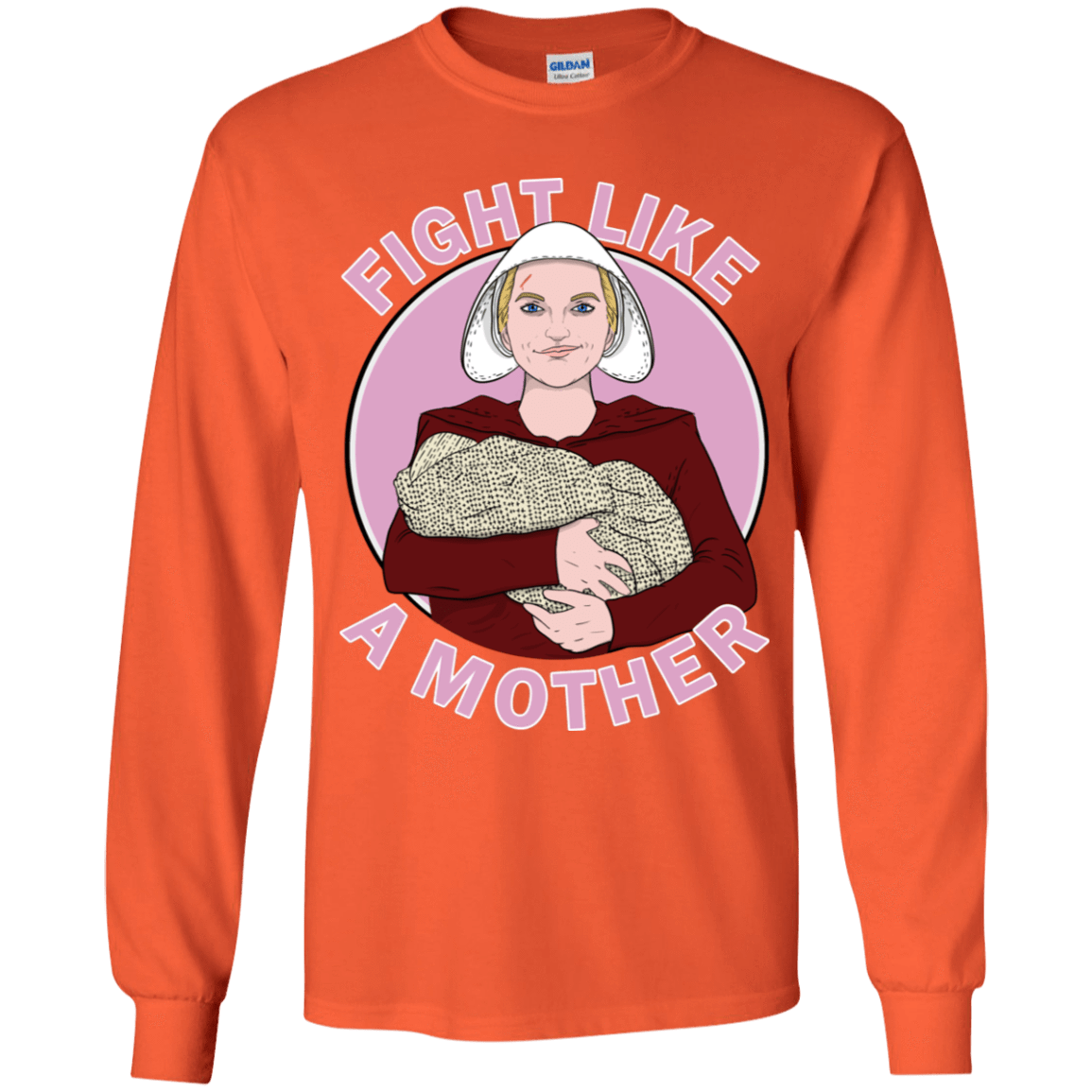 T-Shirts Orange / YS Fight Like a Mother Youth Long Sleeve T-Shirt