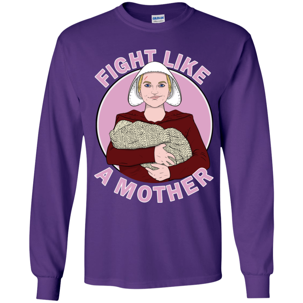 T-Shirts Purple / YS Fight Like a Mother Youth Long Sleeve T-Shirt