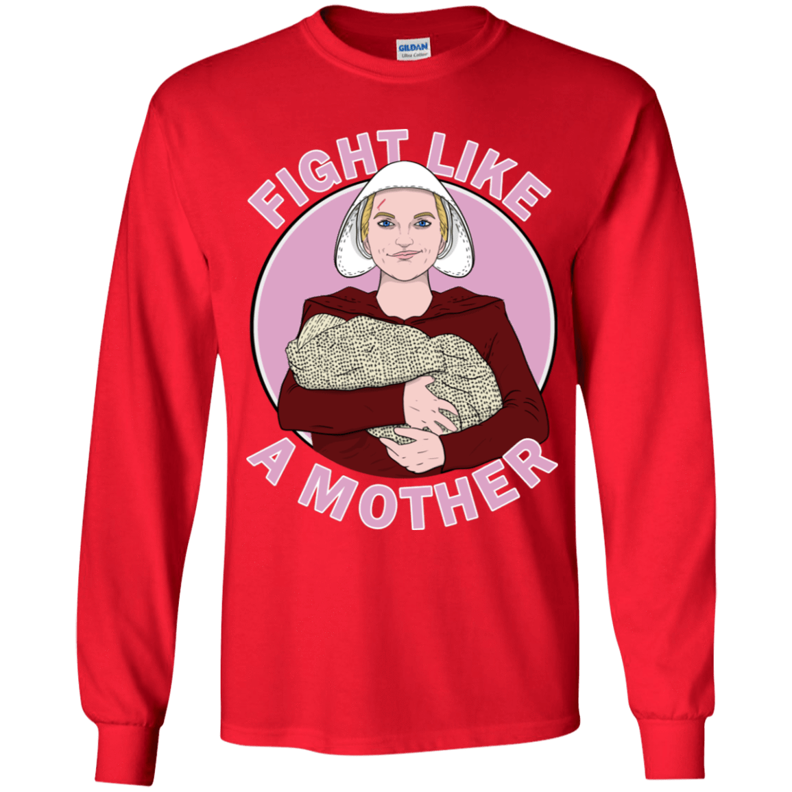 T-Shirts Red / YS Fight Like a Mother Youth Long Sleeve T-Shirt