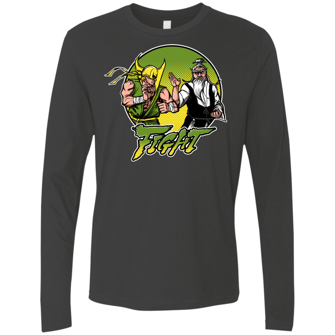 T-Shirts Heavy Metal / S Fight Men's Premium Long Sleeve