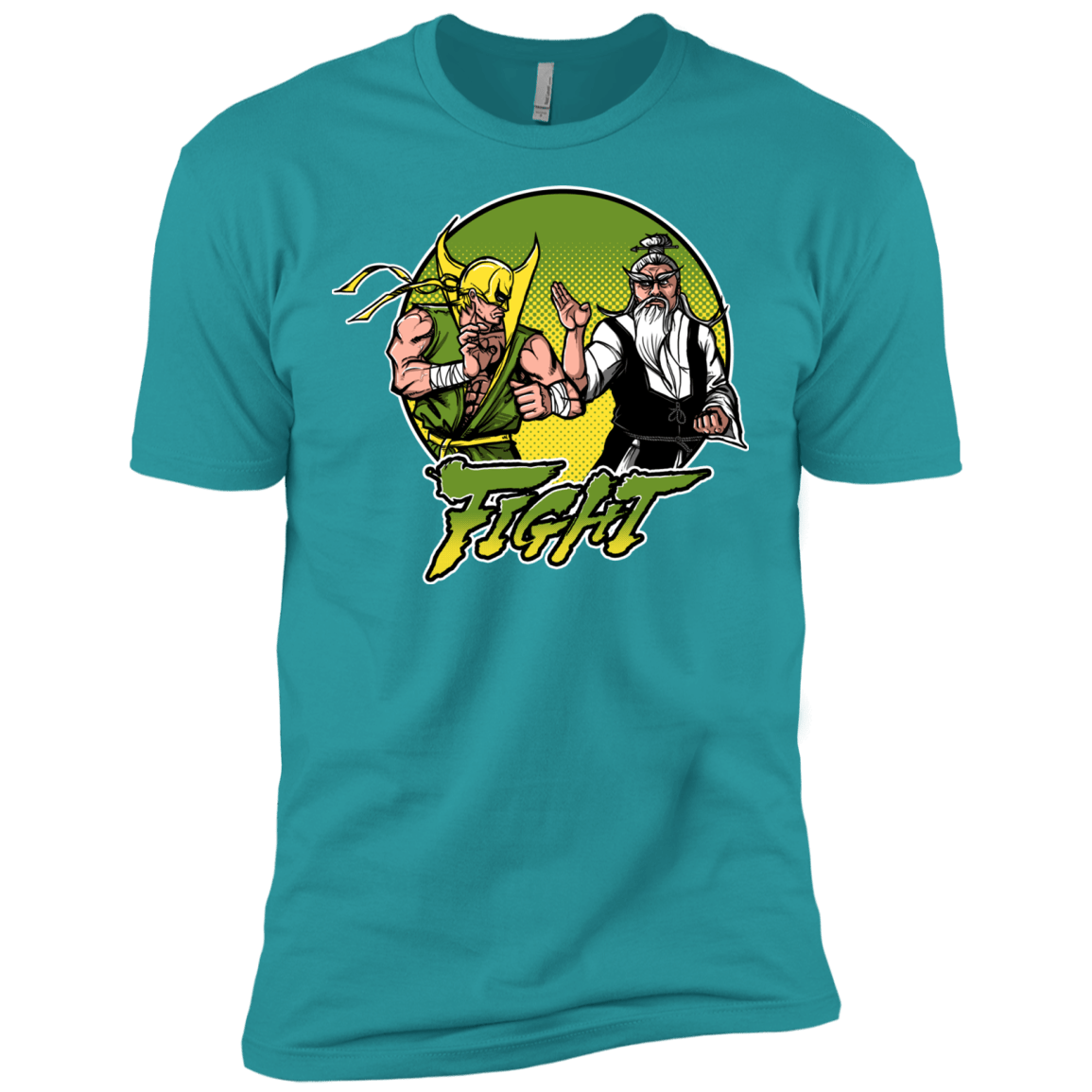 T-Shirts Tahiti Blue / X-Small Fight Men's Premium T-Shirt