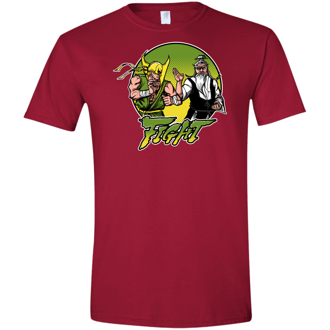 T-Shirts Cardinal Red / S Fight Men's Semi-Fitted Softstyle