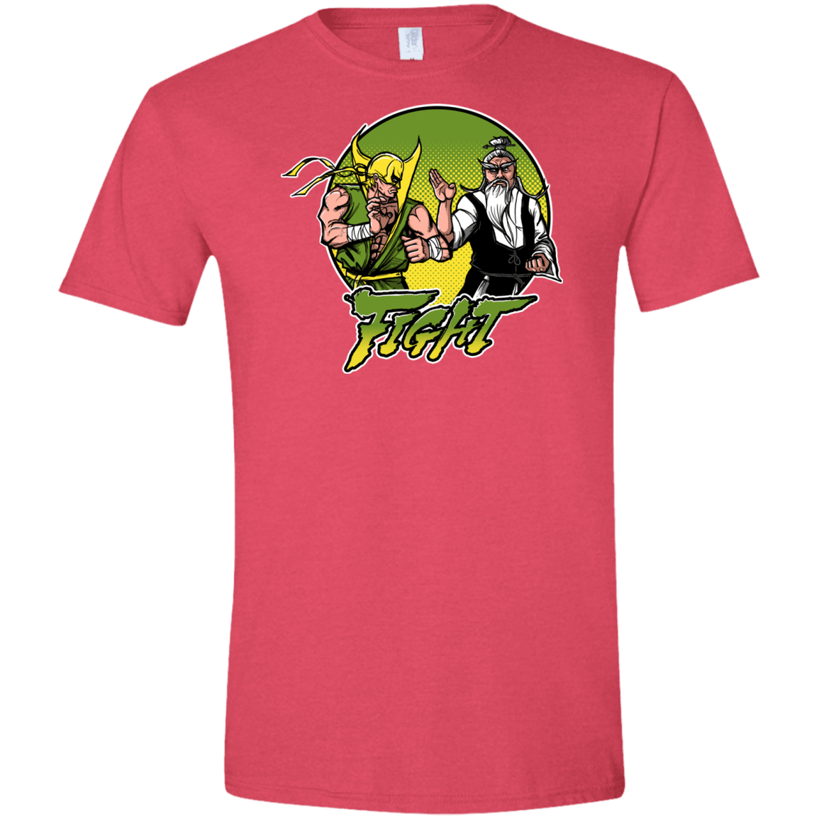 T-Shirts Heather Red / S Fight Men's Semi-Fitted Softstyle