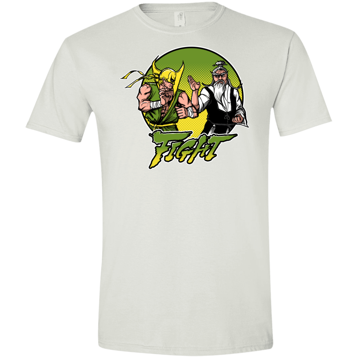 T-Shirts White / X-Small Fight Men's Semi-Fitted Softstyle