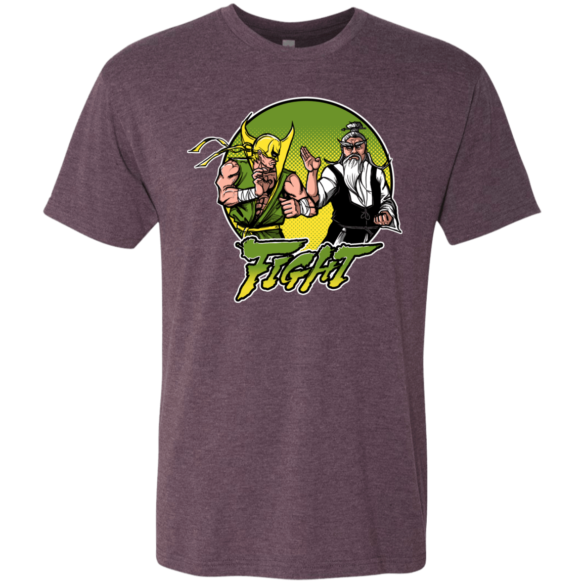 T-Shirts Vintage Purple / S Fight Men's Triblend T-Shirt