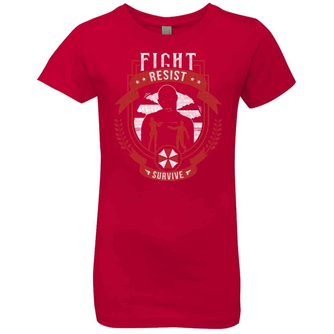 T-Shirts Red / YXS Fight, Resist, Survive Girls Premium T-Shirt