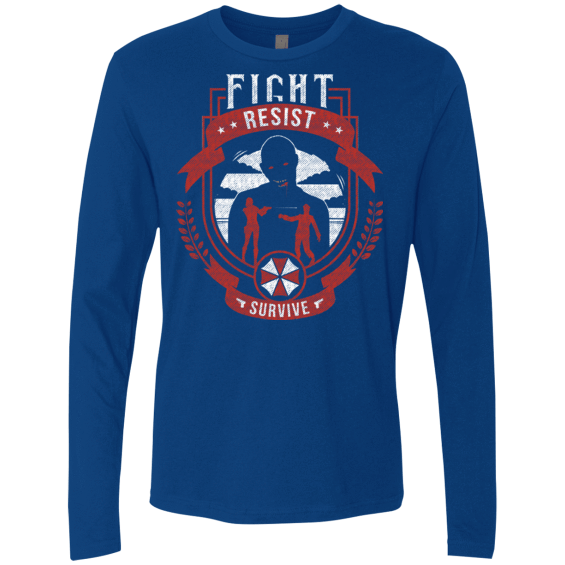 T-Shirts Royal / Small Fight, Resist, Survive Men's Premium Long Sleeve
