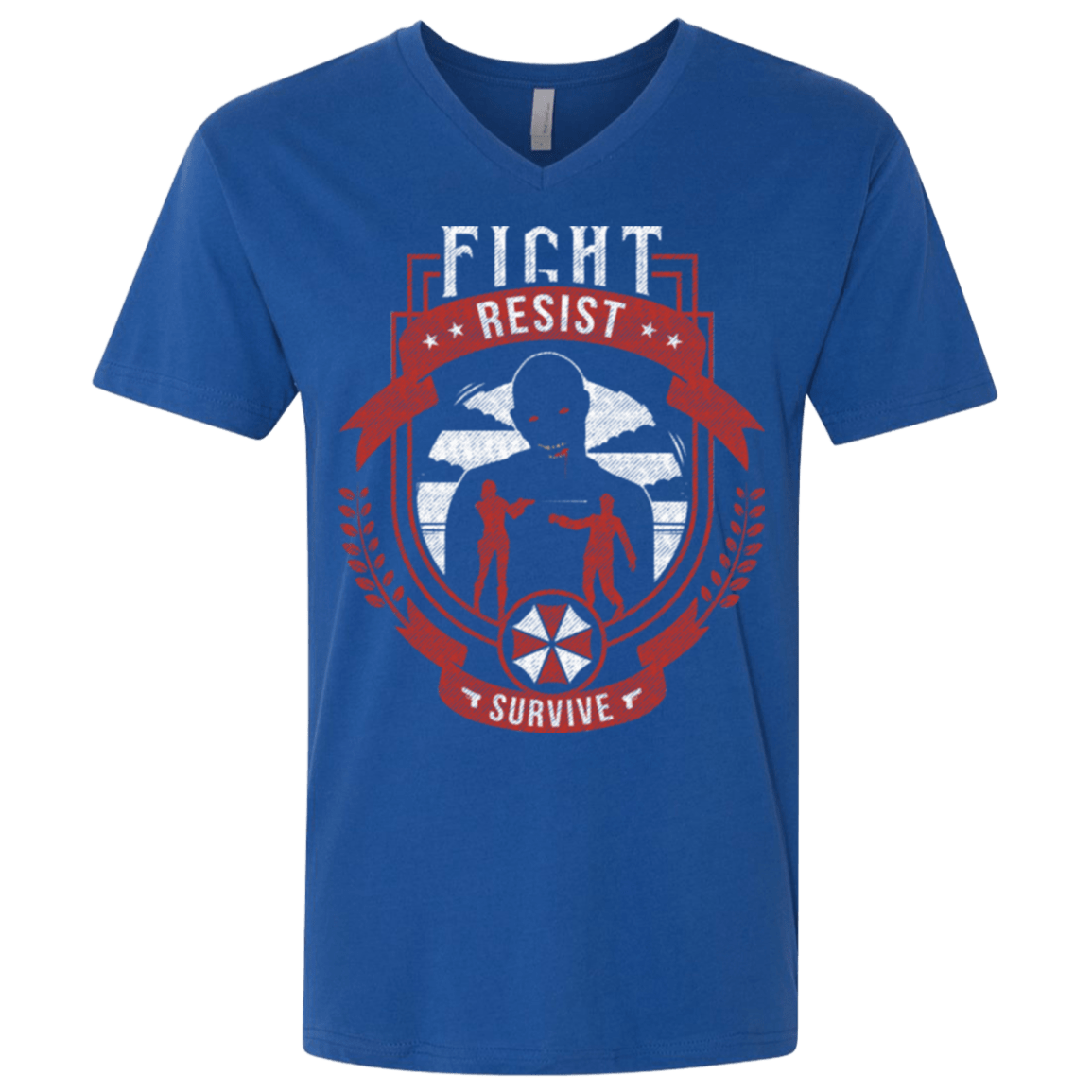 T-Shirts Royal / X-Small Fight, Resist, Survive Men's Premium V-Neck