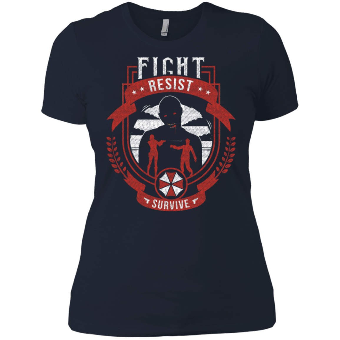 T-Shirts Midnight Navy / X-Small Fight, Resist, Survive Women's Premium T-Shirt