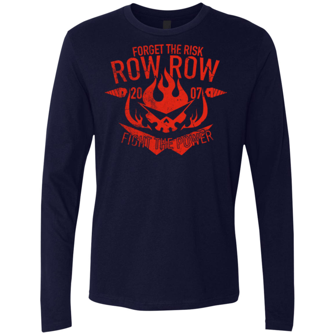 T-Shirts Midnight Navy / Small Fight the power Men's Premium Long Sleeve
