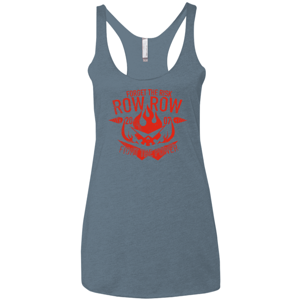 T-Shirts Indigo / X-Small Fight the power Women's Triblend Racerback Tank