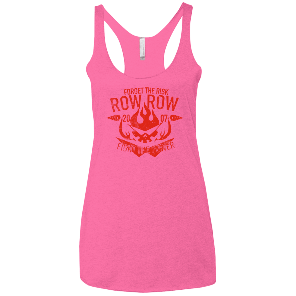 T-Shirts Vintage Pink / X-Small Fight the power Women's Triblend Racerback Tank
