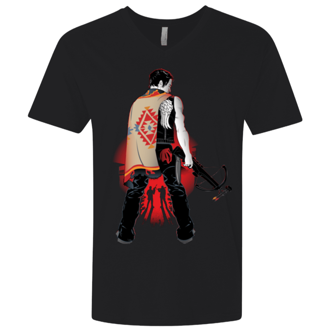 T-Shirts Black / X-Small Fight to the Death Men's Premium V-Neck