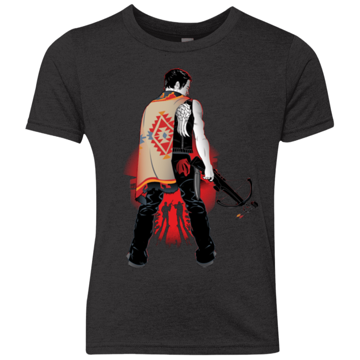 T-Shirts Vintage Black / YXS Fight to the Death Youth Triblend T-Shirt