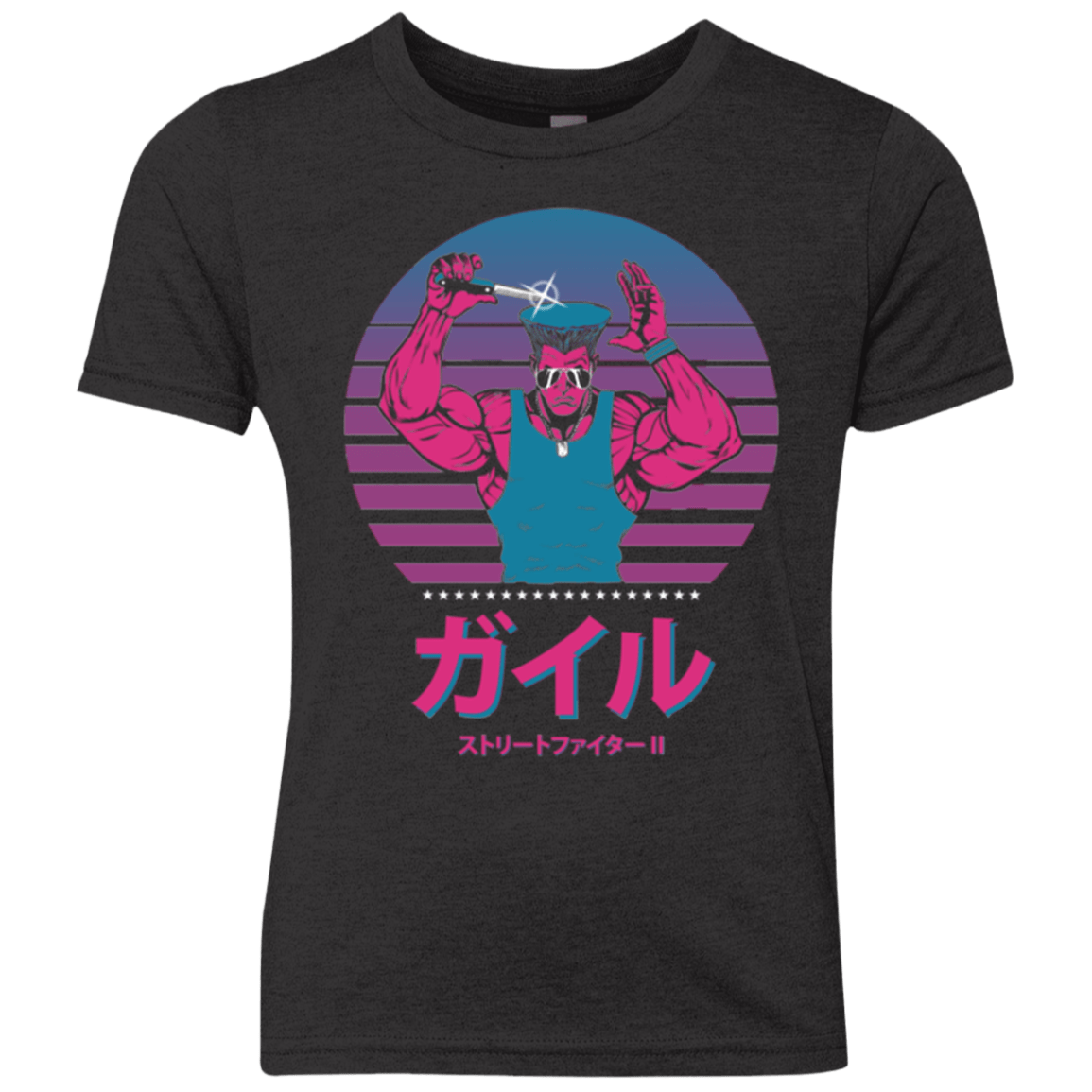 T-Shirts Vintage Black / YXS Fight with style Youth Triblend T-Shirt