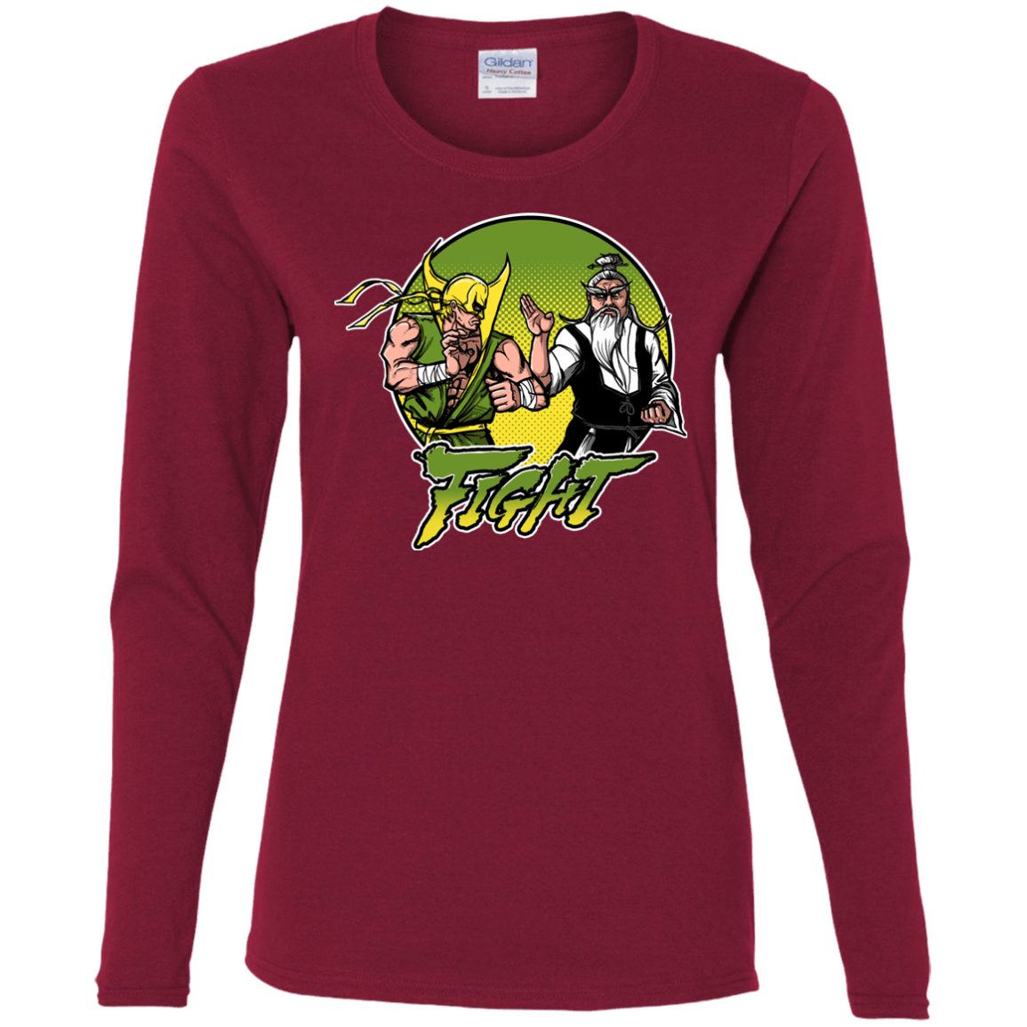 T-Shirts Cardinal / S Fight Women's Long Sleeve T-Shirt